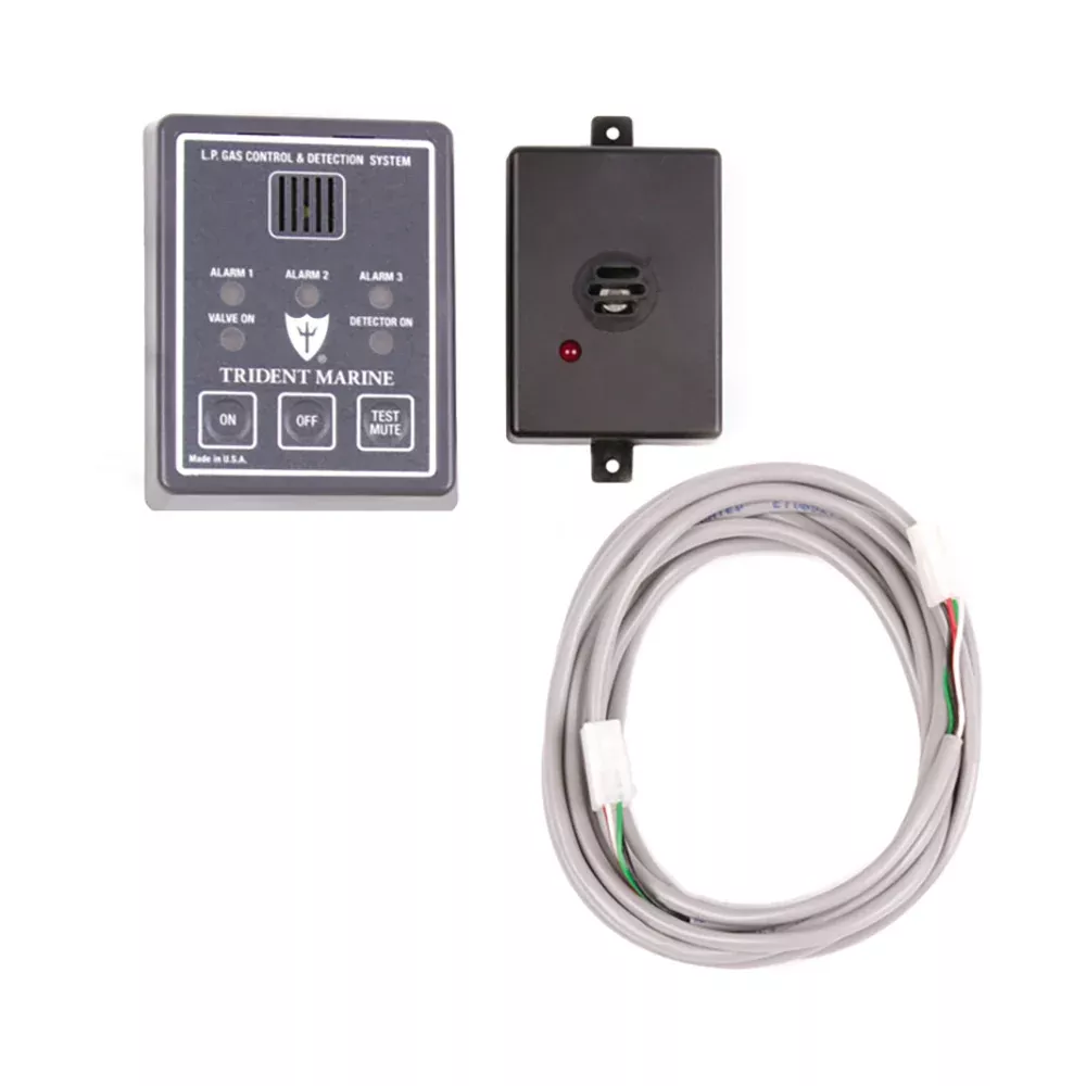 Trident Marine 12/24V Full Detection Panel w/Gas Detector10' Quick Cable - Solenoid Not Included [1300-7760]