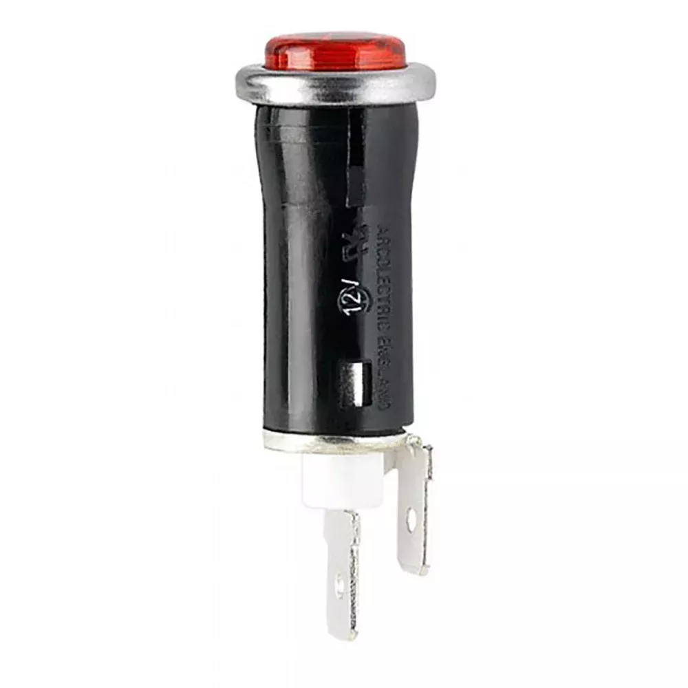 VDO Red Snap-In Panel Mount Light - 12V [600-844]