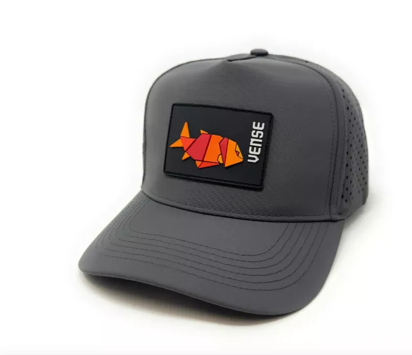 Vense Snapback Cap with Rubber Patch