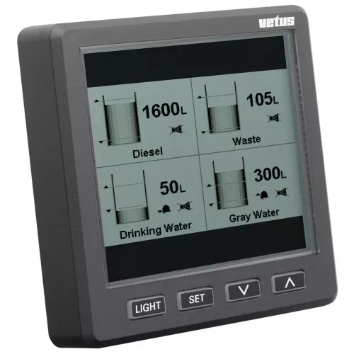 Vetus SENSORD Graphic Display for Tank Level Indication