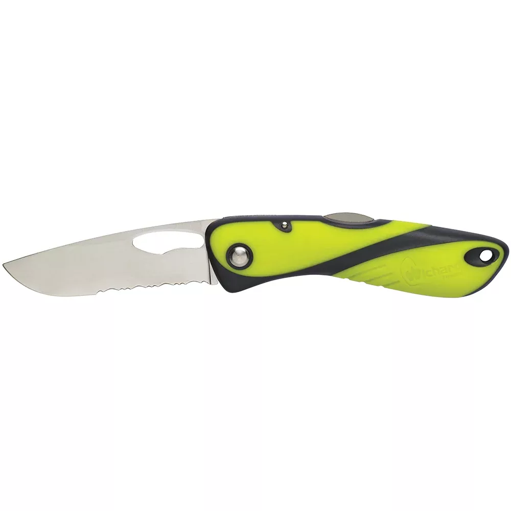 Wichard Offshore Knife – Single Serrated Blade – Fluorescent [10112W]